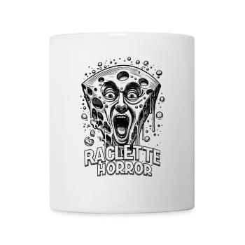 Scary Cheese Shirt: Raclette Nightmare - Mug - white - Front