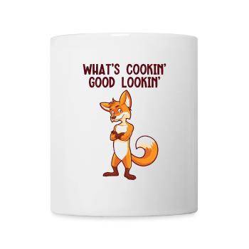 Qu’est-ce qui mijote bien Caninae Red Fox - Mug blanc - blanc - Devant