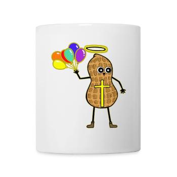 LGBT Peanut Gay Pride Peanuts Arc-en-ciel - Mug blanc - blanc - Devant