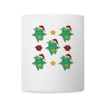 Dragon Christmas Winter Animals Dragon - Mug - white - Front