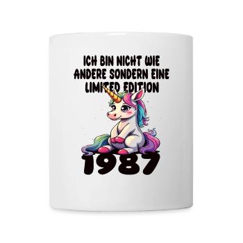 Edition Limitée 1987 Anniversaire Né 1987 - Mug blanc - blanc - Devant