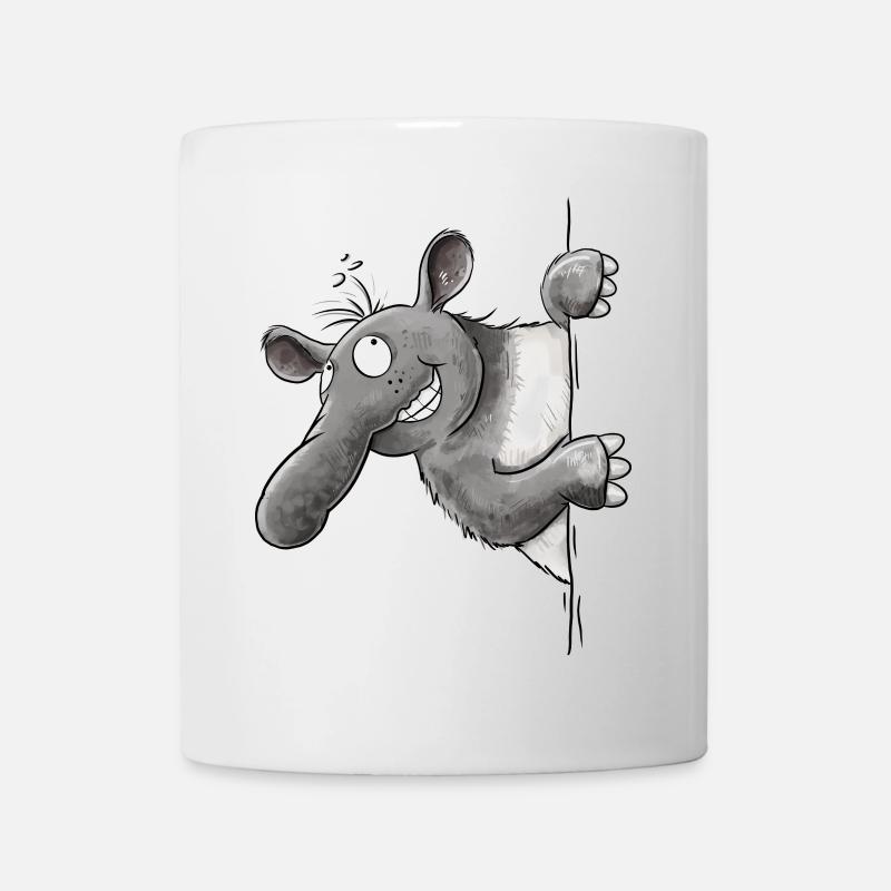 Drolliges Tapir I Cartoon Tiermotiv - Tasse - Weiß