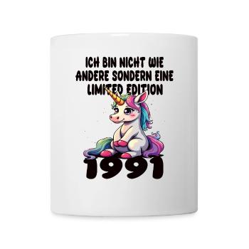 Edition Limitée 1991 Anniversaire Né 1991 - Mug blanc - blanc - Devant