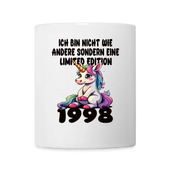 Limited Edition 1998 Geburtstag 1998 Geboren - Tasse - Weiß - Vorne