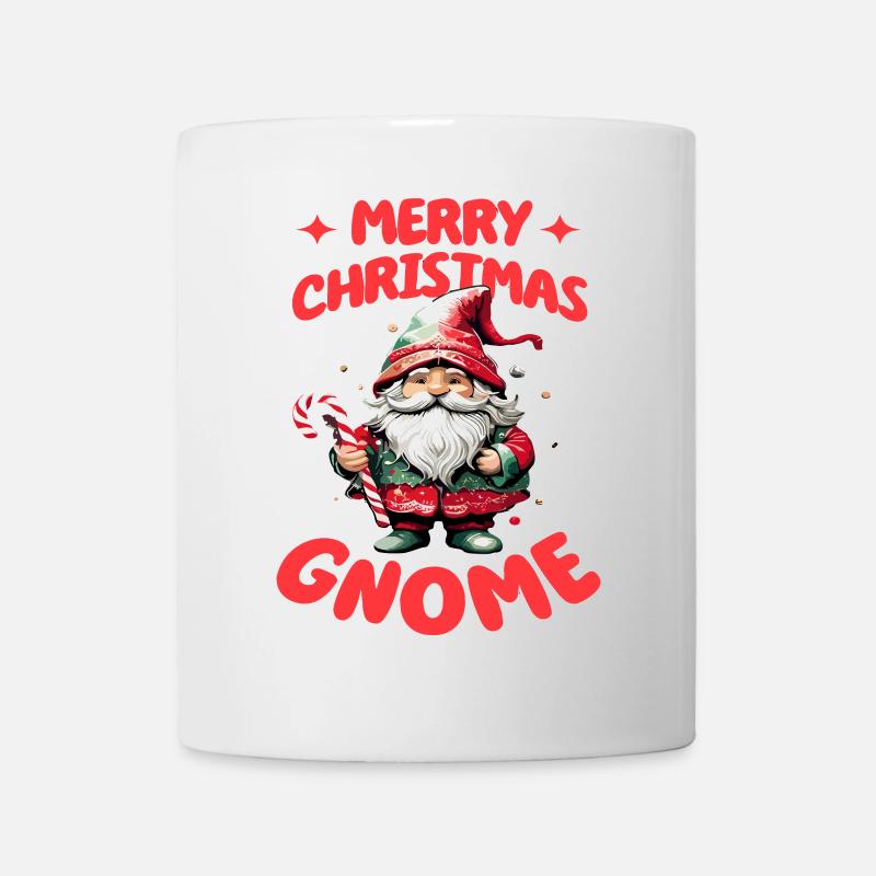 Merry Christmas Gnome - Tasse - Weiß