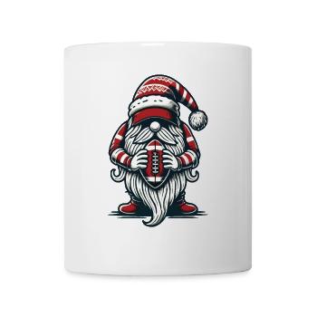 Christmas Football Gnome Dwarf Elf - Mug - white - Front