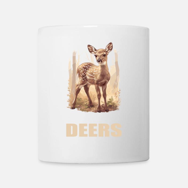 Cerf Cerf - Mug blanc - blanc