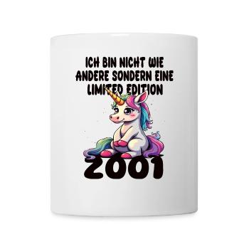 Limited Edition 2001 Geburtstag 2001 Geboren - Tasse - Weiß - Vorne