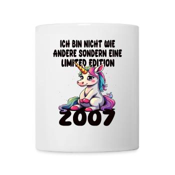 Limited Edition 2007 Geburtstag 2007 Geboren - Tasse - Weiß - Vorne