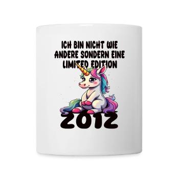 Limited Edition 2012 Geburtstag 2012 Geboren - Tasse - Weiß - Vorne