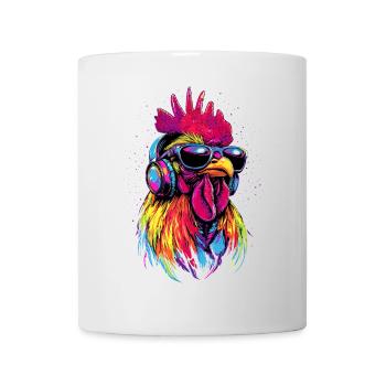 Coq Poulet Papa Poulailler Papa Poulet fermier Poulets - Mug blanc - blanc - Devant