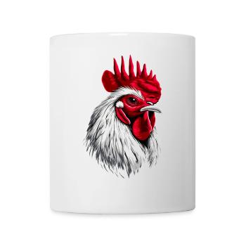 Coq Poulet Papa Poulailler Papa Poulet fermier Poulets - Mug blanc - blanc - Devant