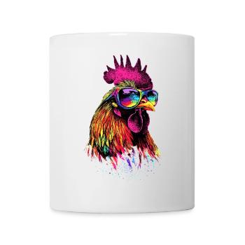 Coq Poulet Papa Poulailler Papa Poulet fermier Poulets - Mug blanc - blanc - Devant