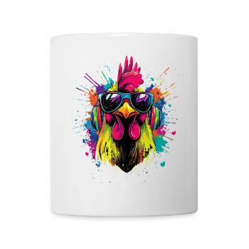 Coq Poulet Papa Poulailler Papa Poulet fermier Poulets - Mug blanc - blanc - Devant