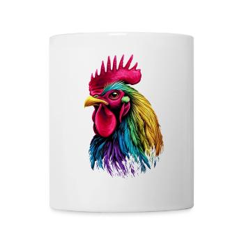 Coq Poulet Papa Poulailler Papa Poulet fermier Poulets - Mug blanc - blanc - Devant