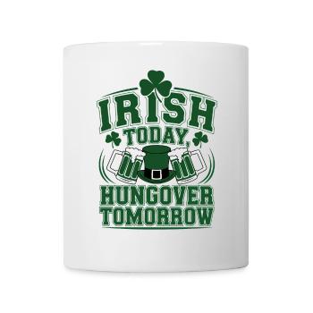 Funny Irish Drinking St. Patrick's Day Party Art - Mug - white - Front
