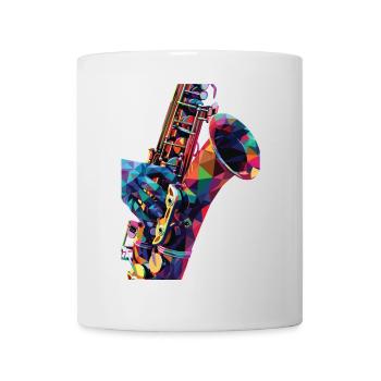 Saxophone - Mug - white - Front