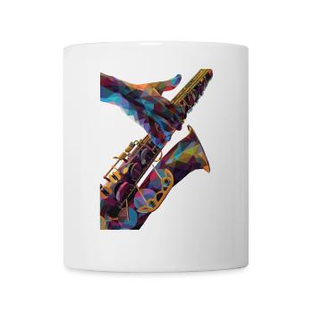 Saxophone - Mug - white - Front