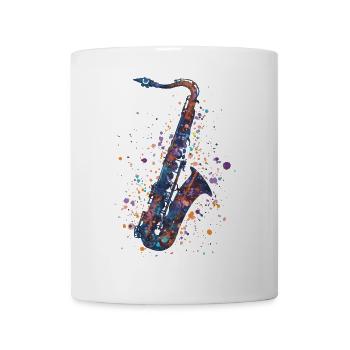 Saxophone - Mug - white - Front
