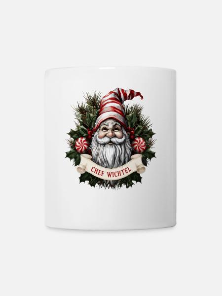 Chef Wichtel Weihnachtsgnom - Tasse - Weiß
