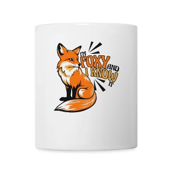 Ich bin fuchsig und ich weiß es Rotfuchs Canidae caninae - Tasse - Weiß - Vorne