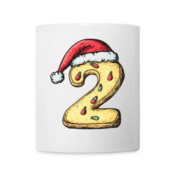 2 Number Christmas Cookie - Mug - white - Front