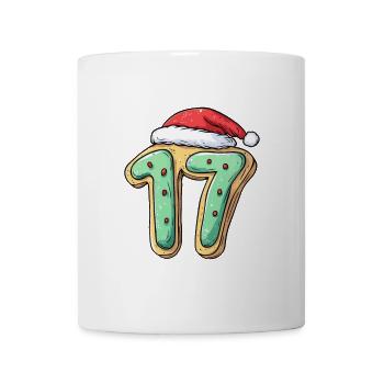 17 Number Christmas Cookie - Mug - white - Front