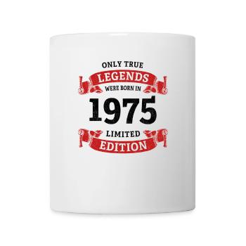De vraies légendes sont nées en 1975 pour son 50e anniversaire - Mug blanc - blanc - Devant