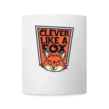 Clever Like A Fox Caninae Red Fox Canidae Fox - Mug - white - Front