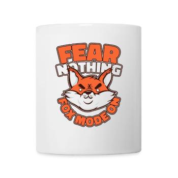 N’ayez peur de rien : mode renard sur les canidés renards roux - Mug blanc - blanc - Devant