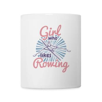 Rameur Fille - Mug blanc - blanc - Devant