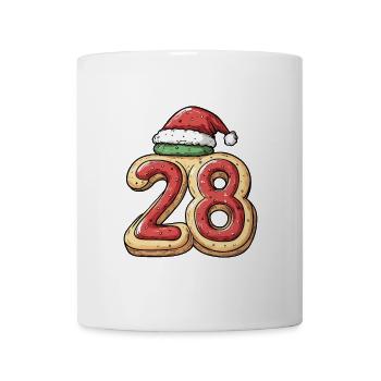28 Number Christmas Cookie - Mug - white - Front