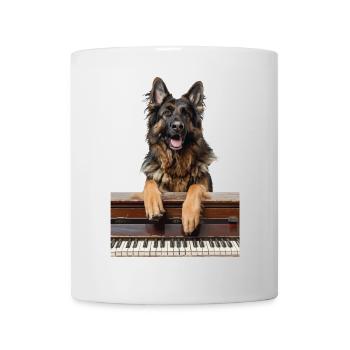 Deutscher Schäferhund - Tasse - Weiß - Vorne