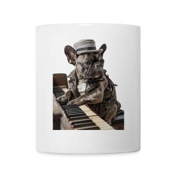 Bouledogue français - Mug blanc - blanc - Devant