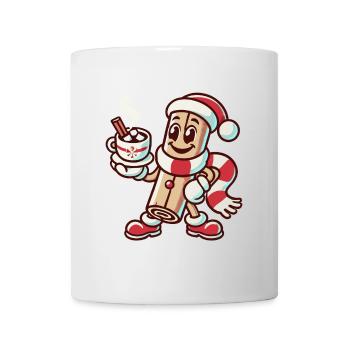 Zimt Und Heiße Schokolade Weihnachtlicher Spaß - Tasse - Weiß - Vorne