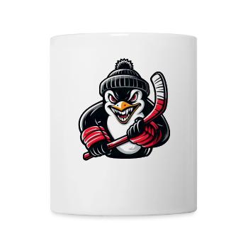 Pinguin Hockey Eishockeyspieler Eishockey Verein - Tasse - Weiß - Vorne