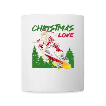 Heavy Hard Metal Weihnachten, Liebe Rock 'n' Roll - Tasse - Weiß - Vorne