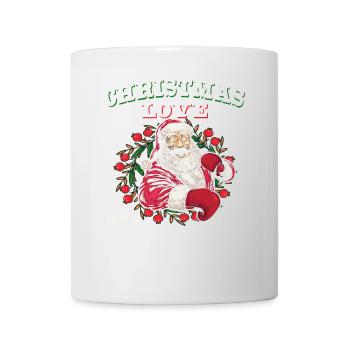 Christmas Love Boxing Boxer Weihnachtsgeschenk - Tasse - Weiß - Vorne