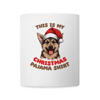 German Shepherd Christmas Pajamas Dogs - Mug - white - Front