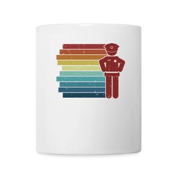 Retro Prison Guard Police Officer Corrections - Mug - white - Front