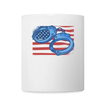 Correctional Officer American Flag Corrections - Mug - white - Front