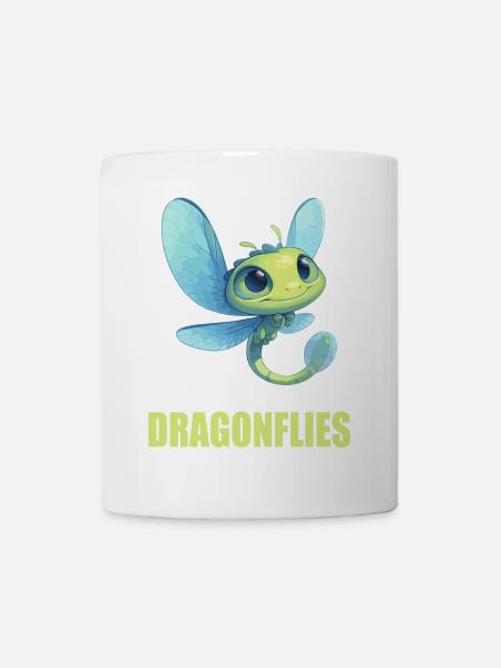 Libellen Libelle - Tasse - Weiß
