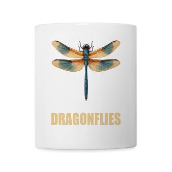 Libellen Libelle - Tasse - Weiß - Vorne