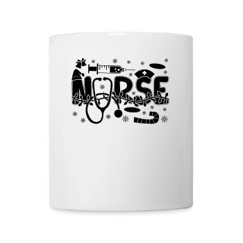 Nursing Nurse Merry Christmas Nurse - Mug - white - Front