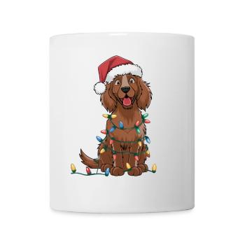 Irish Setter Christmas Lights Xmas Dogs Gifts - Mug - white - Front