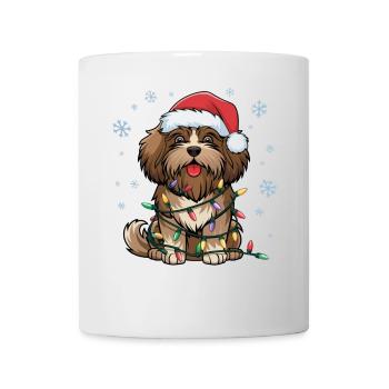 Havanese Christmas Lights Xmas Dogs Gifts - Tasse - Weiß - Vorne