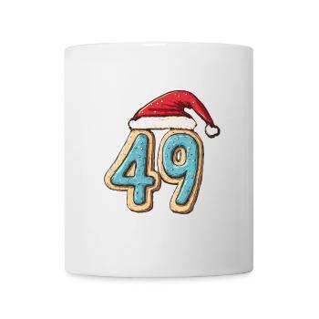 49 Number Christmas Biscuit - Mug - white - Front