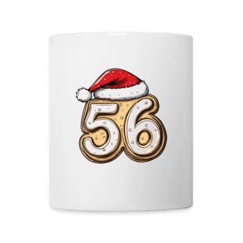 56 Number Christmas Cookie - Mug - white - Front