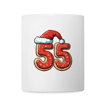 55 Number Christmas Cookie - Mug - white - Front