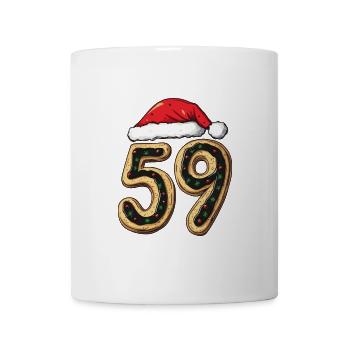 59 Number Christmas Cookie - Mug - white - Front